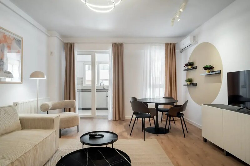 Nasaud 77, apartament 2 camere, mobilat cu designer, direct proprietar.